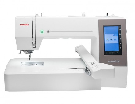 Вышивальная машина Janome Memory Craft 550E Вышивальная машина Janome Memory Craft 550E станет идеальным дополнением к вашей швейной машине. 