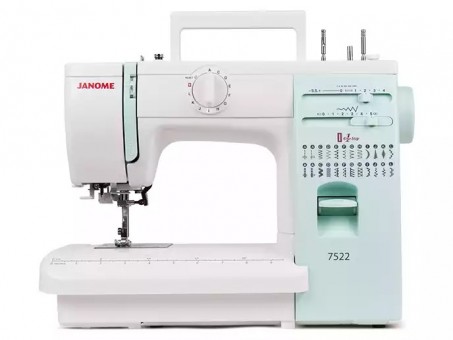 Электромеханическая швейная машина Janome 7522 Электромеханическая швейная машина Janome 7522 предлагает все необходимые функции для комфортного шитья.