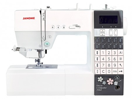 Компьютерная швейная машина Janome 7060 DC (Decor Computer) Компьютерная швейная машина Janome Decor Computer 7060 является продолжением полюбившейся Janome DC 6030.