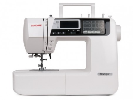 Компьютерная швейная машина Janome 4120 QDC Компьютерная швейная машина Janome 4120 QDC станет отличным помощником в осуществлении творческих идей как для портных, так и для рукодельниц.