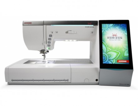 Швейно-вышивальная машина Janome Memory Craft 15000 Инновационная швейно-вышивальная машина JANOME Memory Craft 15000 – это настоящий прорыв в мире бытовых швейно-вышивальных машин.