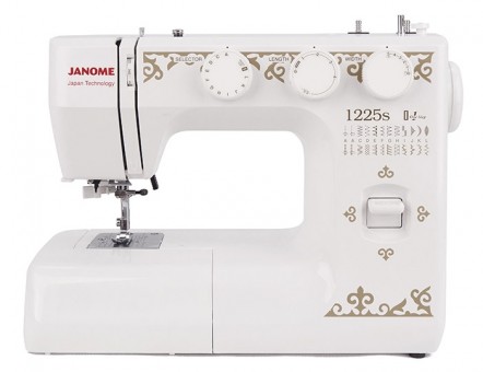 Электромеханическая швейная машина Janome 1225S Janome 1225s – это современная электромеханическая швейная машина. 25 встроенных швейных операций позволят справиться с любой задачей по шитью. 