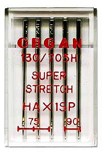 Иглы ORGAN Супер Стрейч 5/75-90 Кончик иглы среднезакругленный. Применяются для шитья высокоэластичных трикотажных изделий, симплекса, латекса, лайкры, ацетата и т.д.

Производитель — Organ Needles Co. Ltd. (Япония)