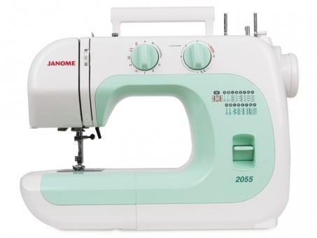 Электромеханическая швейная машина Janome 2055 Электромеханическая швейная машина Janome 2055 простая и удобная в обращении.