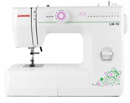 Электромеханическая швейная машина Janome LW-10 Janome LW-10 отличный выбор для электромеханической швейной машины.​
