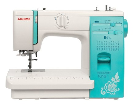 Электромеханическая швейная машина Janome HomeDecor 1019 Janome HomeDecor 1019 - это электромеханическая швейная машина, которая обладает всеми необходимыми функциями для воплощения ваших творческих идей.

