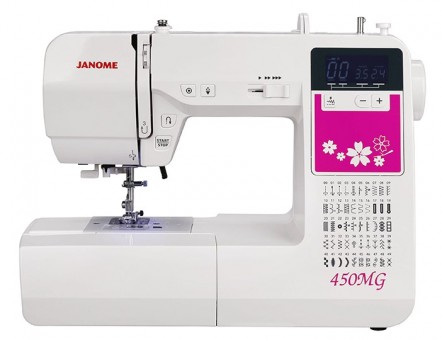 Компьютерная швейная машина Janome 450MG Компьютерная швейная машина Janome 450MG создана специально для людей, увлекающихся рукоделием. 
