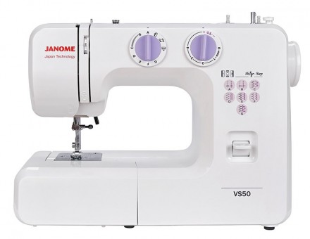 Электромеханическая швейная машина Janome VS 50 Швейная машина Janome VS 50 идеально подходит для начинающих портних, учащихся школ и колледжей.​