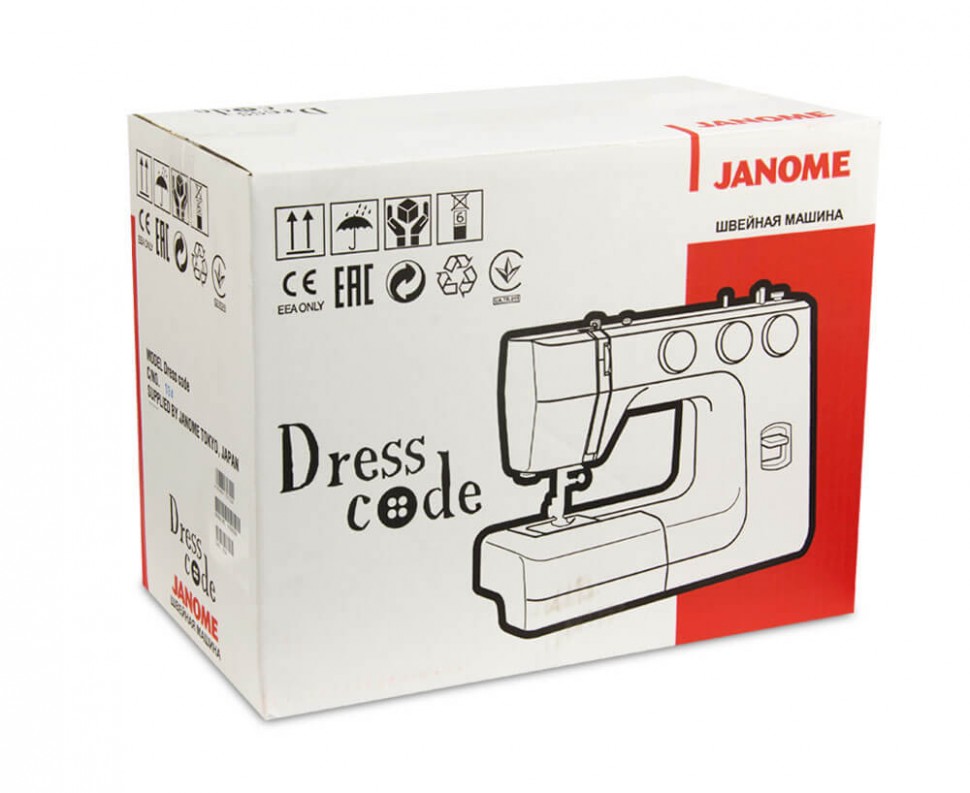 Обзор швейной машинки janome. Швейная машинка Janome Dress code. Швейная машина Janome dresscode. Джаном машинка Джаноме швейная. Швейная машинка Janome Dress code характеристики.