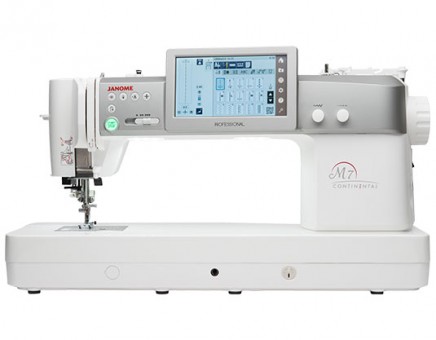 Компьютерная швейная машина Janome CONTINENTAL M7 Professional Janome CONTINENTAL M7 Professional представляет собой новейшую разработку японских инженеров, которая выводит бытовые машины на новый уровень. 