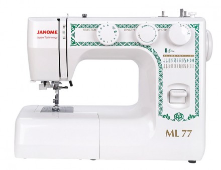 Электромеханическая швейная машина Janome ML 77 Электромеханическая швейная машина Janome ML 77 отлично подойдет для любых домашних работ.