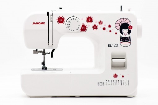 Электромеханическая швейная машина Janome EL-120 Электромеханическая швейная машина Janome EL 120 идеально подойдёт для тех, кто хочет начать шить. 